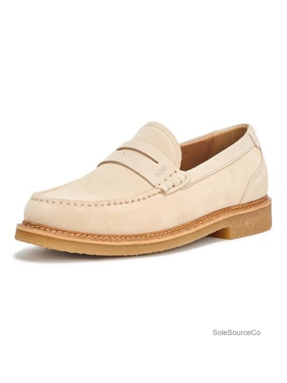 Suede Penny Loafer - Pull-On Style with Leather Sole